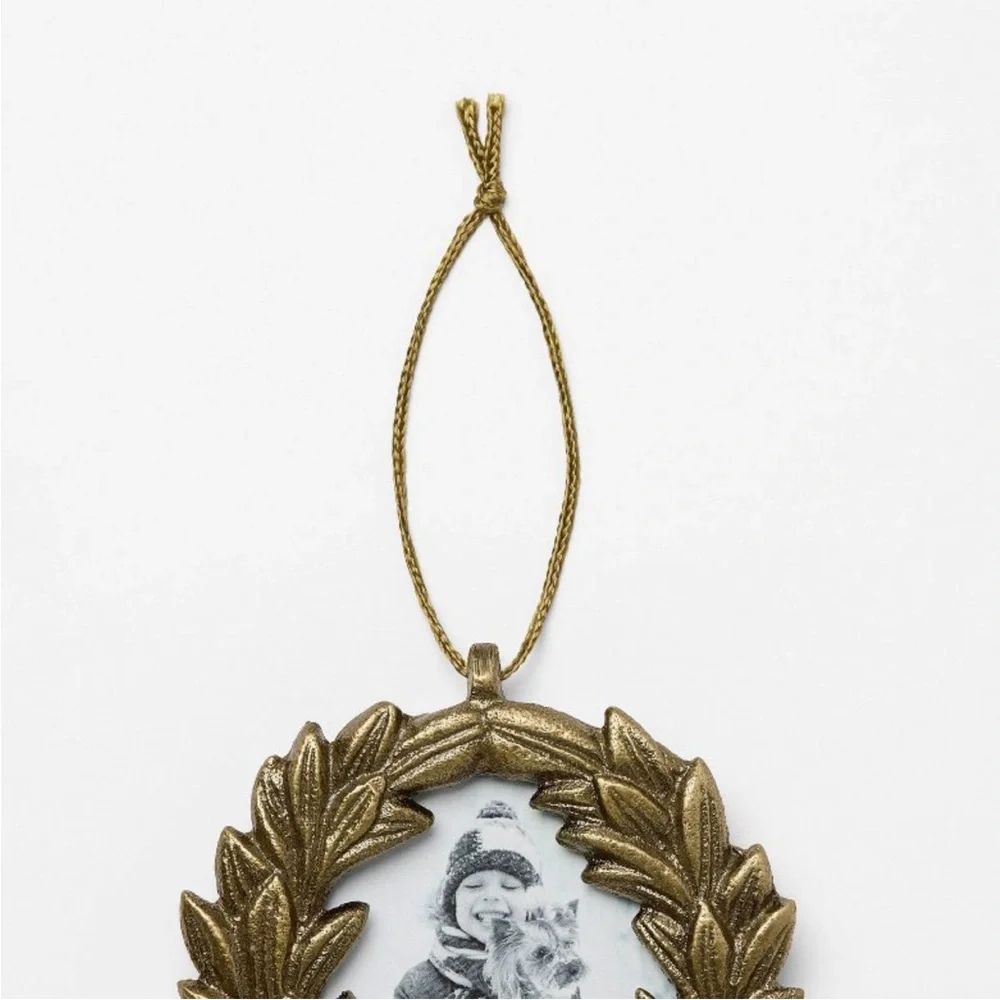 Set of 3 Wreath Picture Frame Ornaments - Threshold™ designed with Studio McGee
